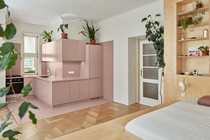 Apartment with a Podium