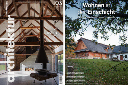 Two Houses, Deers and Trees