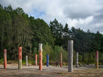 Zelená agora – sloupy pro Jabloneček